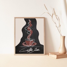 Kaffee Topf Mauer Kunst Dekor drucken 3d print model - Mito3D