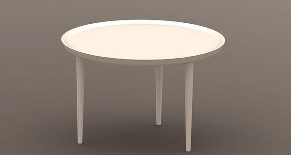 coffee table furniture interior modern design room living wood plastic dining high tech minimalism house lanch dinner 3d print model - Mito3D
