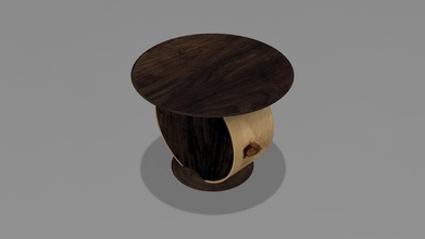 coffee table house wood oak pine new coffeetable finishedwood kitchen dining 3d print model - Mito3D