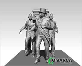 cercueil de la danse mort - africaine mème cadeau art sculptures 3d print model - Mito3D