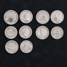 Münze-dollar Kunst US-Dollar 3d Modell cnc drucken Münze bedruckbar ist Münzen Abzeichen 3d print model - Mito3D