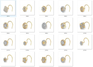 collection- bulk nose ring-0001-3dm stones-19 files jewelry jewellery diamond diamonds stone stones ring rings bands round 3dprint cad print gold platinum rose silver nathni other 3d print model - Mito3D