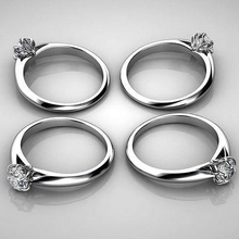 collezione 3d squillare gioielleria Modelli massa Stampa modello diamante gemma gioiello anelli oro argento Fidanzamento nozze moda bianca brillante engagement diamant 3d print model - Mito3D