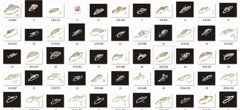 colección de 80 mujeres pulseras 3dm detalles la joyería los brazaletes las moda oro plata el diamante imprimible compromiso boda platino cad belleza precioso matrimonio 3d print model - Mito3D