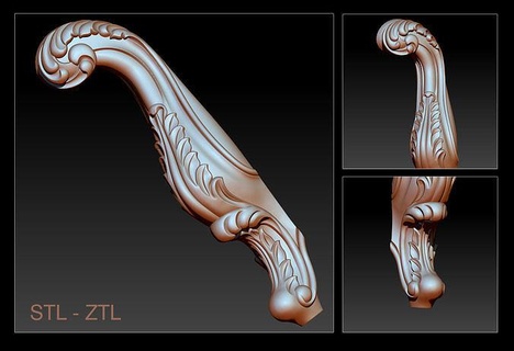 collection legs 3d stl model relief cnc furniture leg design ornamental artfrom 3dsmax max maya zbrush artcam printer router carved carver3d knees house 3d print model - Mito3D
