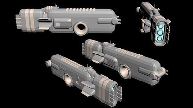 colony ship technology sci fi starship art space 3d print model - Mito3D