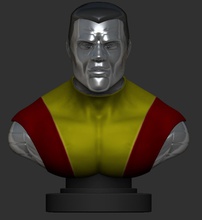 coloso hombres X Men busto figura maravilla Arte esculturas 3d print model - Mito3D
