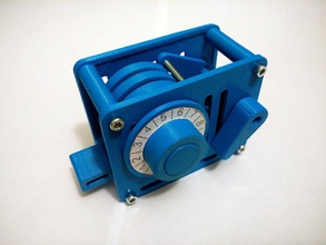combination lock mechanism toy kids learning diy education hobby mechanical parts 3d print model - Mito3D