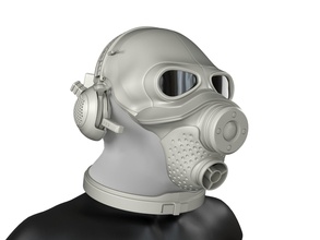 birleştirmek kask hayat ekipman maske yalıtılmış aliks kapak gordon özgür adam güvenlik emniyet distopya oyun hobi kendin yap 3d print model - Mito3D