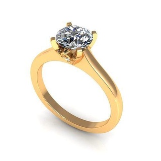 Komfort passen Überraschungen Tiffany Ring Juwel Engagement Hochzeit Schmuck Diamant Silber Gold engagem Mode Sterling Anhänger Halskette Schönheit Ohrringe Ringe 3d print model - Mito3D