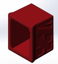 comandante schermo mazzo scatola magia mtg carte 3d fai stampa giochi dnd giocattoli gioco accessori 3d print model - Mito3D