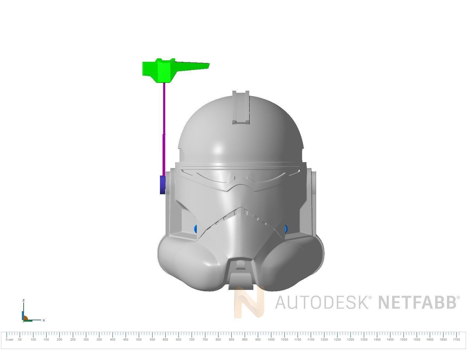 comandante lobo casco estrella guerras clon guerra galaxias rebelde 3dprint cosplay kylo darth vader stormtrooper máscara 501 legión cc 3636 juegos juguetes 3D print model - Mito3D