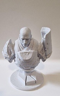 commandant Zavala buste destin figurines fantaisie Jeux jouets art 3d print model - Mito3D