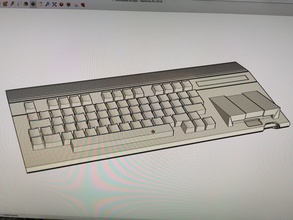 comodoro 65 computador tecnologia escritório teclado equipamento pc passatempo faça 3d print model - Mito3D
