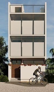 kompakt haus konzept villa zuhause wohn mini klein wohnung gebäude außen innere geschichte städtisch stadt architektur design struktur 3d print model - Mito3D