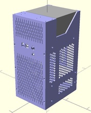 compacto computadora matx caso funda atx electrónico tecnología oficina escritorio pc bricolaje diy 3d impresión pasatiempo electrónica 3d print model - Mito3D
