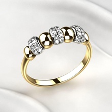 composit gold transformer ring rhino 3dprint printable jewelry jewel wedding engagement print emerald gem diamond sapphire fashion rings 3d print model - Mito3D
