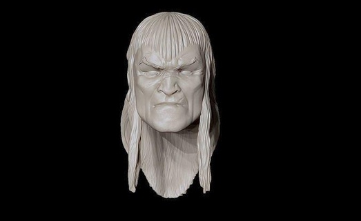 Conan barbar özel efsanevi lejyon Motuc Sanat heykel zbrush heykeller 3d print model - Mito3D
