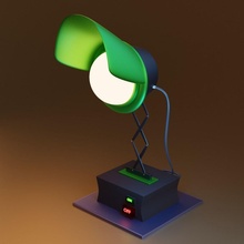 concept lampe conception moderne pendentif lumière verre éclairage sol lustre articles ménagers intérieur jeux jouets 3d print model - Mito3D