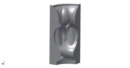 beton vase schimmel 3d drucken modell draussen gestalten haus kunst dekor 3d print model - Mito3D