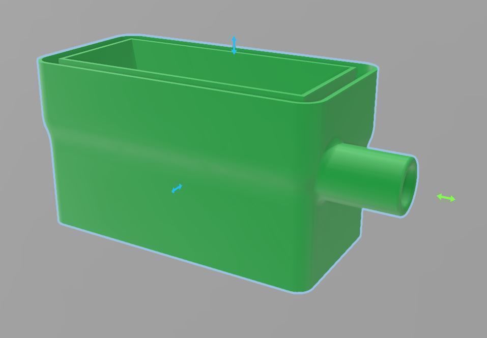 condensate drain hobby-diy condansate air duct kondensatablauf flachkanal 110 55 19 kondenswasser hobby diy other 3D print model - Mito3D