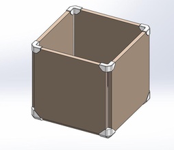 bağlayıcılar hobi-diy bağlayıcı kutusu 3d baskı yazıcı kalıp küp kelepçe sıkma ekipman araçlar aracı hobi diy mekanik mobilya ek köşe parçalar 3d print model - Mito3D