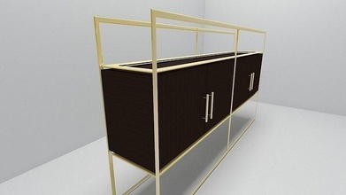 konsole tabelle möbel innenraum architektur wohnzimmer haus 3d print model - Mito3D