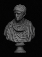 konstantin imparator büst heykel vesika sanat mermer insanlar dekoratif galeri baş adam roma antik müze eski yazdırılabilir heykeller 3d print model - Mito3D