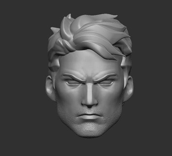 constantine house mystery - headsculpt action figures toy toys games character game dc 3dprint 3d print model - Mito3D