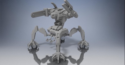 costruzione di mech hobby-fai da te robot carattere sci fi macchina futuro meccanica pistola gundam mecha band ai futuristico 3dprint finzione escavatore navicella hobby fai la robotica mg fantascienza il 3d print model - Mito3D