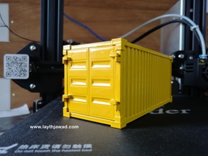 container shipping freight cube ship storage transport rc industrial crane load tools truck hobby diy automotive 3d print model - Mito3D