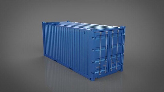 container 20 ft box shipment industry shipping merchant ship goodies transport crane various models hobby diy 3d print model - Mito3D
