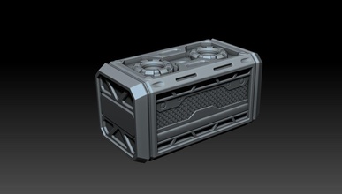 contenedores martillo guerra 40k envase blindado caja mesa terreno plastico juegos juguetes tablero 3d print model - Mito3D