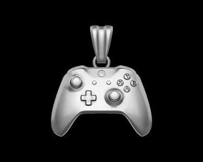 controller pendant n130 jewelry gold printable pendants jewellery ring contreoller necklace xbox jewel diamond sterling game games video 3d print model - Mito3D