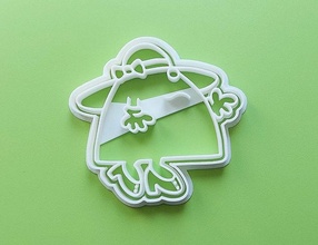 cookie cutter kitchen mold cartoon child snack fanart food moi house dining 3d print model - Mito3D