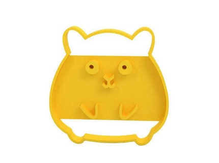 cookie cutter hamser animal pet cute house kitchen dining 3d print model - Mito3D