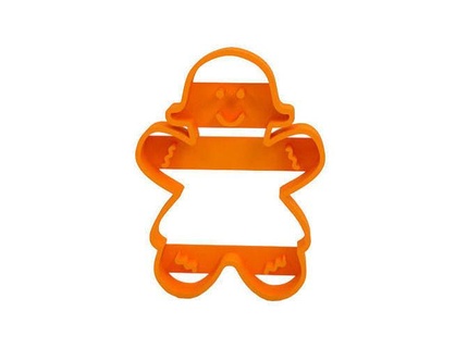 cookie cutter cute ginger kitchen house dining 3d print model - Mito3D