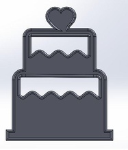 emporte-pièce maison cookie cutter cuisine gâteau 3dprint à manger 3d print model - Mito3D