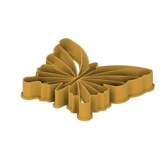 cookie cutter butterfly 7 cm 3dprint food house kitchen dining 3d print model - Mito3D