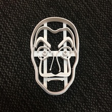 galleta cortador casa papel máscara dali cocina comida 3d print model - Mito3D