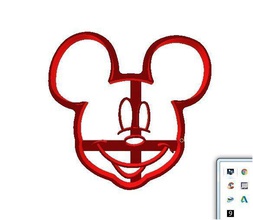 cookie cutter mickey mouse disney games toys kitchen challenge house dining minnie goofy cartoon rat 3d print model - Mito3D