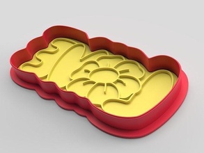 plätzchen cutter stempel liebe 3dprint dessert fdm küche backen keks kuchen haus essen lebensmittel geschenk illustration kunst romantisch valentinstag 3d print model - Mito3D