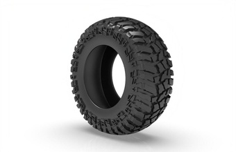 tonnelier découvreur pneu roue jante caoutchouc camion courses véhicule imprimable noir rhinocéros loisir automobile diy 3d print model - Mito3D