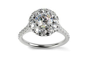 copie de moissanite bague fiançailles bijoux l'engagement l'anneau la marque joyau or l'impression imprimable les pierres précieuses le diamant weding anneaux 3d print model - Mito3D