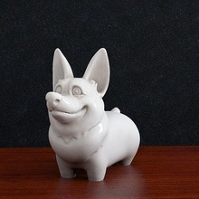corgi cão 1 animal joalheria anel caixa dinheiro imprimível arte esculturas 3d print model - Mito3D