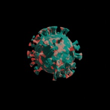 corona virus model science laboratory biology medical covid body 3d print model - Mito3D