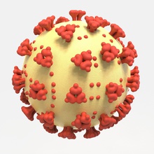 corona virüsü sars-apolar-2 virion covid-19 2019-ncov Corona covid 19 2019 ncov 2 sars apolar ayrýca virüs yazdırılabilir 3d baskı yazdırmaya hazır nurbs solidworks Mikrobiyoloji bilim ölçeklendirilmiş bio pandemik biyoloji 3d print model - Mito3D