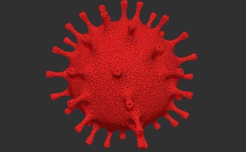 coronavirus covid 19 3d stampa pronto stl obj formati sars hiv virus influenza malato malattia maschera viso scudo italia epidemia pandemia uniti d'america cina cov ospedale medico batteri scienza biologia 3d print model - Mito3D