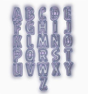 cortante letras numeri arrabbiato uccelli pajaros tipografia alfabeto testo tipografico design font simbolo vari Modelli alfanumerico biscotti cortantes masa fondente pasta genere passatempo Fai 3d print model - Mito3D
