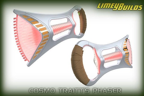 cosmo traitt 32nd century phaser star trek future disco std alien prop replica hobby diy discovery 3d print model - Mito3D